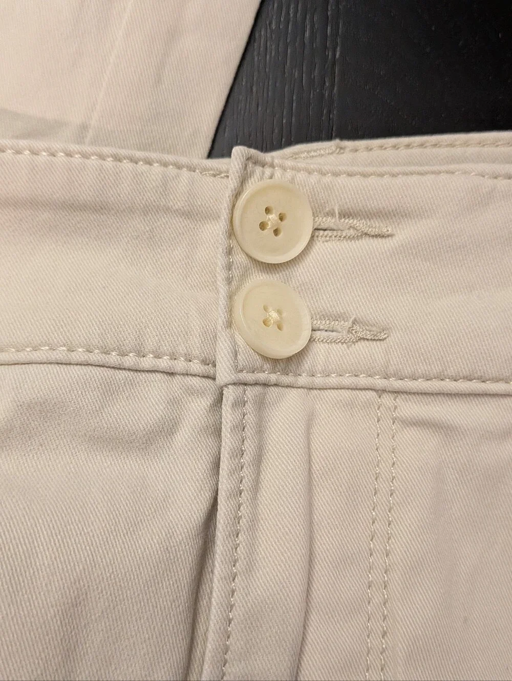 LOFT Straight Leg Pants in Light Beige - Picture 5 of 8
